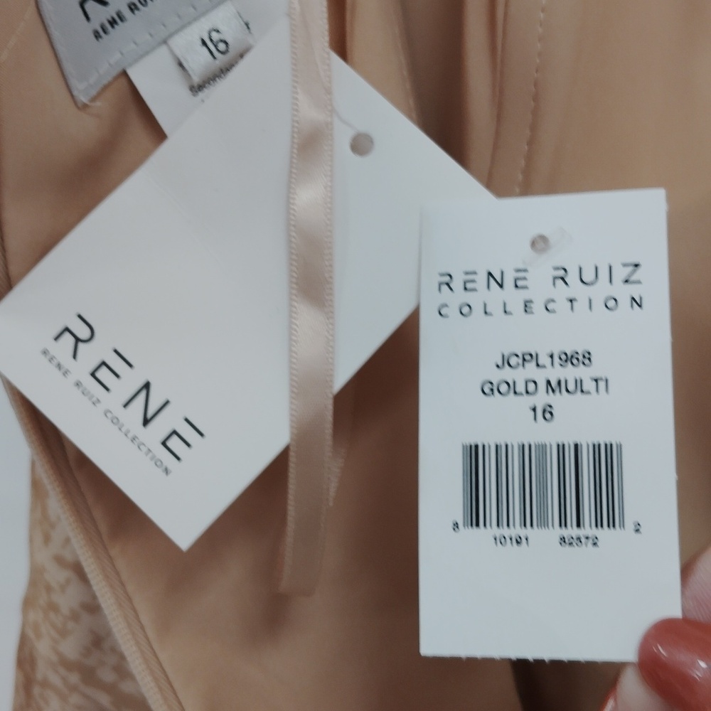 Rene Ruiz Off The Shoulder Evening Gown - Picture 13 of 13